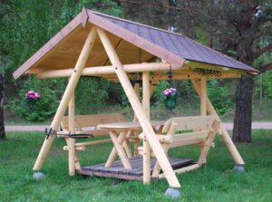 Wooden swing Jaakko