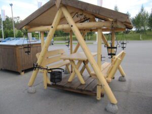 Altalena in legno Nelli - immagine 3