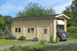 Garage en bois Caravane 40 mm