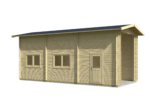 Garage en bois Caravane 40 mm – Image 4