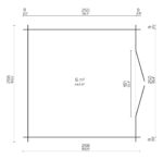 Capannone in legno Daisy 6m2 - immagine 3